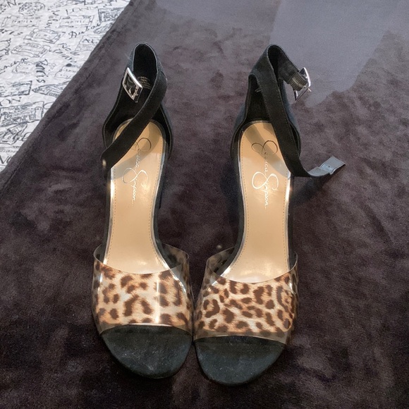 Jessica Simpson Sharron Block Heel leopard print - Picture 1 of 4
